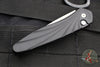 Protech Newport Out The Side OTS Auto Knife- Black Handle with 3D Wave pattern- MOP Button- Stonewash Blade 3436