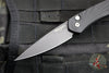 Protech Newport OTS Auto Knife- Black Handle With 3D Wave pattern- Black DLC Blade 3437