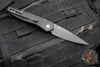 Protech Newport OTS Auto Knife- Black Handle With 3D Wave pattern- Black DLC Blade 3437
