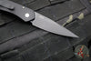 Protech Newport OTS Auto Knife- Black Handle With 3D Wave pattern- Black DLC Blade 3437