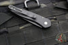 Protech Newport OTS Auto Knife- Black Handle With 3D Wave pattern- Black DLC Blade 3437
