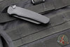Protech Malibu Flipper- Reverse Tanto- Black Handle- Black DLC Magnacut Blade- 5403