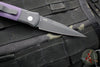 Protech Godson Out The Side Auto (OTS)- Black Handle- Purple G-10 Inlay- Black DLC Blade 715-PURPLE