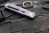 Protech Godson Out The Side Auto (OTS)- Black Handle- Purple G-10 Inlay- Black DLC Blade 715-PURPLE