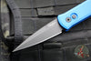 Protech Godson Out The Side Auto (OTS)- Blue Handle- Black Blade 721-BLUE