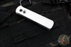 Protech Godson Out The Side Auto (OTS)- Satin Silver Handle- Black Blade And Hardware 721-SILVER