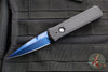 Protech Godson Out The Side Auto (OTS)- Black Handle- Black G-10 Inlay- Sapphire Blue Blade 755-SB
