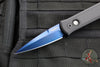 Protech Godson Out The Side Auto (OTS)- Black Handle- Black G-10 Inlay- Sapphire Blue Blade 755-SB