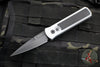 Protech Godson Out The Side Auto (OTS)- Grey Handle- Black G-10 Inlay- Black DLC Blade 756