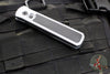 Protech Godson Out The Side Auto (OTS)- Grey Handle- Black G-10 Inlay- Black DLC Blade 756