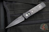 Protech Godson Out The Side Auto (OTS)- Black Handle With Fat Carbon Dark Matter Purple Inlays- Black Blade 7FC32