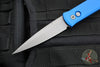 Protech Godfather Out The Side (OTS) Knife- Blue Handle- Blasted Finished Blade 920-BLUE