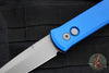 Protech Godfather Out The Side (OTS) Knife- Blue Handle- Blasted Finished Blade 920-BLUE