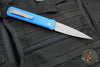 Protech Godfather Out The Side (OTS) Knife- Blue Handle- Blasted Finished Blade 920-BLUE