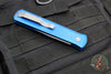 Protech Godfather Out The Side (OTS) Knife- Blue Handle- Blasted Finished Blade 920-BLUE