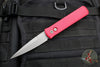 Protech Godfather Out The Side (OTS) Knife- Red Handle- Blasted Finished Blade 920-RED
