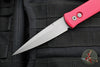 Protech Godfather Out The Side (OTS) Knife- Red Handle- Blasted Finished Blade 920-RED