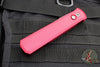 Protech Godfather Out The Side (OTS) Knife- Red Handle- Blasted Finished Blade 920-RED