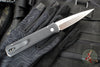 Protech Godfather Out The Side (OTS) Knife- Black Handle- Satin Blade- Mother Of Pearl Button 921-MOP