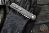 Protech Godfather Out The Side (OTS) Knife- Black Handle- Satin Blade- Mother Of Pearl Button 921-MOP