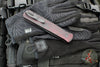 Protech Godfather Out The Side (OTS) Knife- Southern Edges Exclusive-Red Haze Custom Finish- Black DLC Blade- BLP Inlaid Button 921-RED HAZE