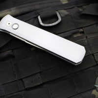 Protech Godfather Out The Side (OTS) Knife- Special Grey Handle- Satin Blade 921-SATIN GREY