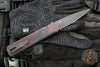 Protech Godfather Out The Side (OTS) Knife- Southern Edges Exclusive- Red Haze Custom Finish- Black DLC Part Serrated Edge Blade- BLP Inlaid Button 921 PS-RED HAZE