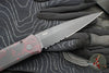 Protech Godfather Out The Side (OTS) Knife- Southern Edges Exclusive- Red Haze Custom Finish- Black DLC Part Serrated Edge Blade- BLP Inlaid Button 921 PS-RED HAZE