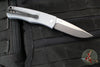 Protech Magic "Whiskers" Out The Side (OTS) Auto Knife- Hidden Bolster Release- Grey Body- Textured Black Bolster- Stonewash Blade BR-1.3 LTD-GREY