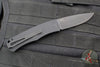 Protech Magic "Whiskers" Out The Side (OTS) Auto Hidden Bolster Release Knife Black Body Black Blade BR-1.7