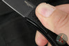 Protech Magic "Whiskers" Out The Side (OTS) Auto Hidden Bolster Release Knife Black Body Black Blade BR-1.7