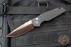Protech TR-3 Tactical Response 3 Out The Side (OTS) Auto Knife- Blade Show 2025- Black Fish Scale Handle- Zirconium Nitride "Antique PVD" Finished Magnacut Blade- BLP Button BSA25.TR-3.1