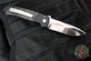 Protech 2024 Custom Auto Terzuola ATCF - Black Handle- Black Dark Matter Fat Carbon Inlays- Black Lip Pearl Button Inlay- Mike Irie Hand Ground Mirror Blade 2024-ATCF-Custom-003