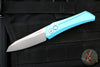 Protech Oligarch Out The Side (OTS) Auto Knife - Turquoise Handle - Stonewash Magnacut Blade DS101-T BLUE