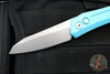 Protech Oligarch Out The Side (OTS) Auto Knife - Turquoise Handle - Stonewash Magnacut Blade DS101-T BLUE