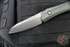 Protech Oligarch Out The Side (OTS) Auto Knife - Green Handle - Smokey Grey DLC Magnacut Blade DS121-GREEN
