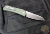Protech Oligarch Out The Side (OTS) Auto Knife - Green Handle - Smokey Grey DLC Magnacut Blade DS121-GREEN