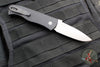Protech Emerson CQC7 Out The Side Auto (OTS) Knife- Spearpoint Edge - Black Handle- Stonewash Blade- Deep Carry Clip E7A01-20CV