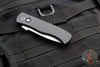 Protech Emerson CQC7 Out The Side Auto (OTS) Knife- Spearpoint Edge - Black Handle- Stonewash Blade- Deep Carry Clip E7A01-20CV