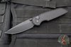 Protech TR-3 Integrity- Manual Button Lock Knife- Operator- Black Relic Pattern Handle- Black DLC S35VN Steel Blade- Tritium Button  INT106-OPERATOR
