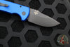 Protech Les George SBR Short Bladed Rockeye Out The Side (OTS)- Smooth Blue Handle- Black Blade LG403-BLUE