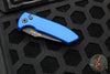 Protech Les George SBR Short Bladed Rockeye Out The Side (OTS)- Smooth Blue Handle- Black Blade LG403-BLUE