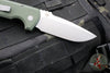 Protech Les George Rockeye Out The Side (OTS) Auto- Green Handle- Stonewash Blade LG301-GREEN