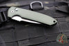 Protech Les George Rockeye Out The Side (OTS) Auto- Green Handle- Stonewash Blade LG301-GREEN