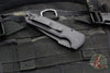 Protech Les George Rockeye Out The Side (OTS) Auto- Operator- Textured Black Handle- Sterile Black Blade- Tritium Button LG307 Operator