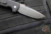 Protech Les George Rockeye Out The Side (OTS) Auto- Textured Black Handle- Smokey Gray DLC Finished D2 Steel Blade LG325-D2