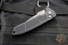 Protech Les George Rockeye Out The Side (OTS) Auto- Textured Black Handle- Smokey Gray DLC Finished D2 Steel Blade LG325-D2