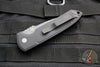 Protech Les George Rockeye Out The Side (OTS) Auto- Textured Black Handle- Smokey Gray DLC Finished D2 Steel Blade LG325-D2