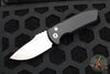 Protech Les George SBR Short Bladed Rockeye Out The Side (OTS) Smooth Black with Stonewash Blade LG401 SBR