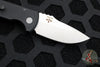Protech Les George SBR Short Bladed Rockeye Out The Side (OTS) Smooth Black with Stonewash Blade LG401 SBR